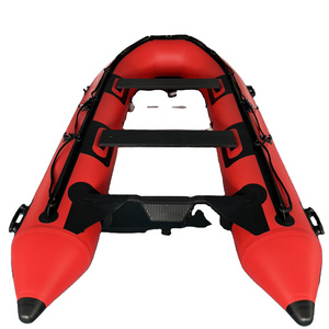 Commercial hovercraft inflatable boat/ portable PVC boat with tent and wheel