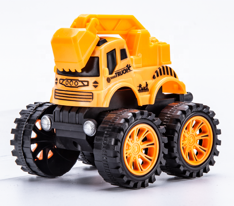 Monster Truck Toys Friction Powered Toy Cars Push and Go Vehicles for Kids Best Christmas Birthday Party Gift for Boys Girls