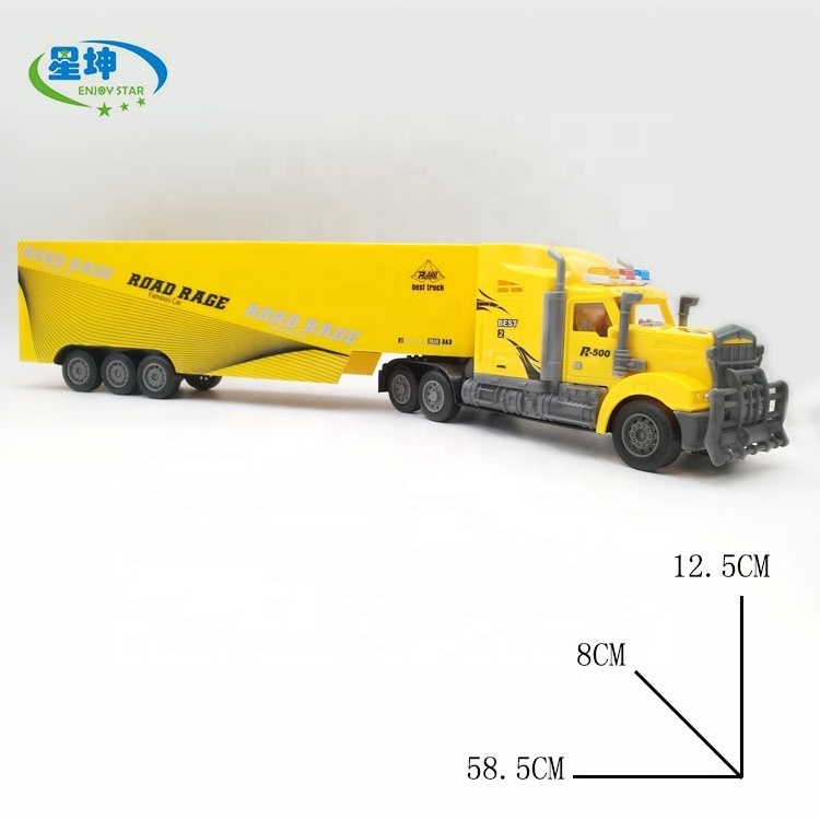 On-line hot selling  toys RC Remote Control Toy Truck And container truck container truck for kis