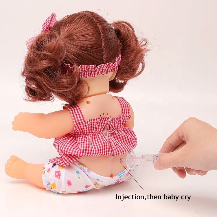 Muneca De Juguete 2020 New Doll Toys 14 Inch Body Baby Dolls Petite Baby Doll with Medical Tools Toys One key Crying