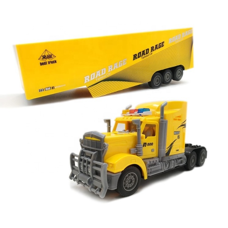 On-line hot selling  toys RC Remote Control Toy Truck And container truck container truck for kis