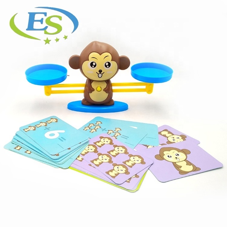 Balance Monkey cat dog digital toys Digital Models and Cards Educational Montessori Toys Monkey Balance Match Learning Toys