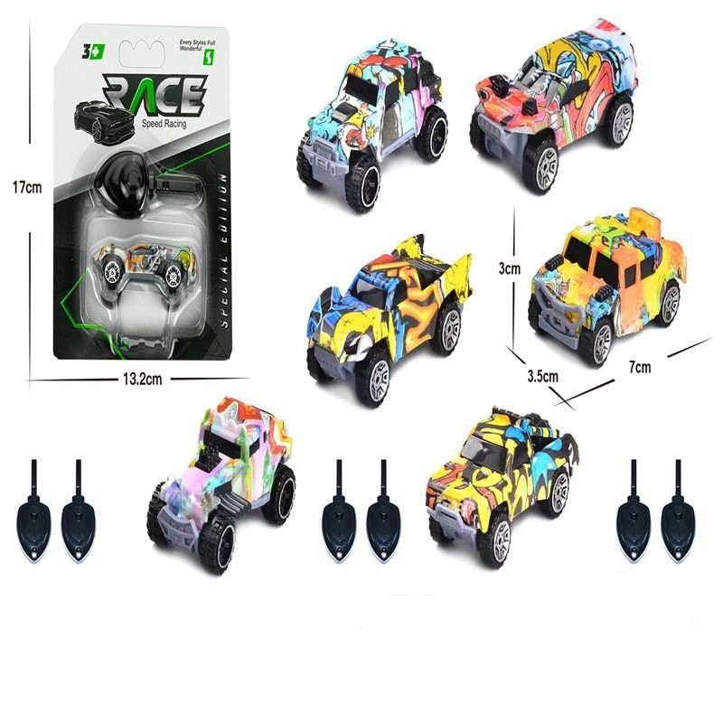 Car Rocket Launcher Toy for Kids Air Powered Car with Launcher Racing Car Dueling Launch Toys for Kids