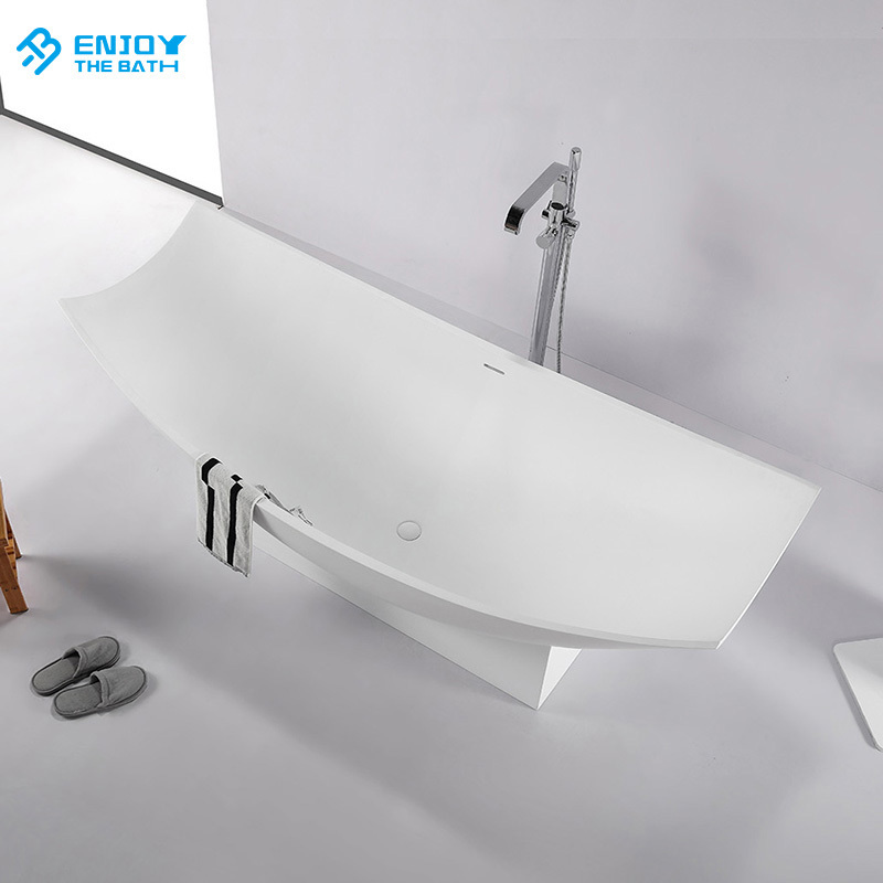 Acrylic Solid Surface Bathtub Freestanding Bathtub Hammock Bathtub