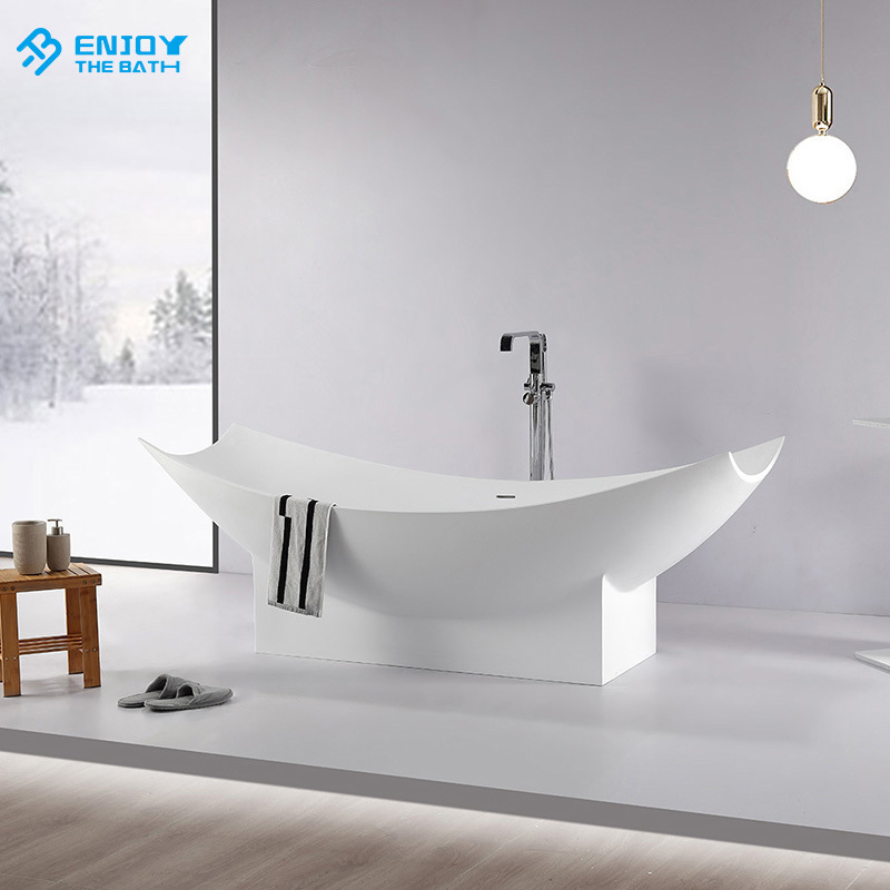 Acrylic Solid Surface Bathtub Freestanding Bathtub Hammock Bathtub