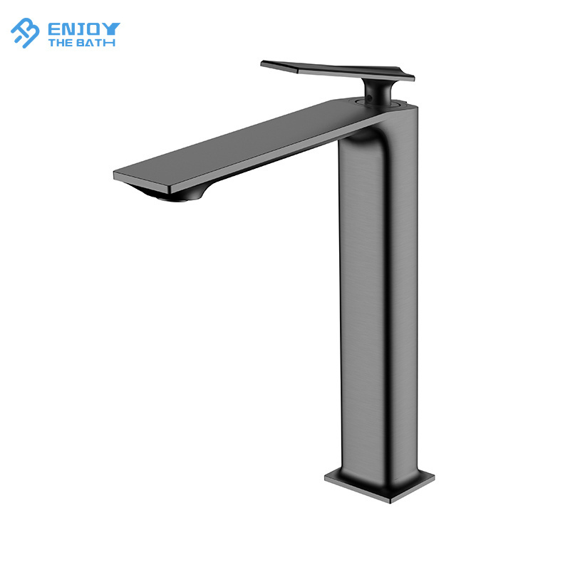 Factory direct outlet water waterfall basin mixing faucet hot and cold washbasin faucet drawing household hand wash basin