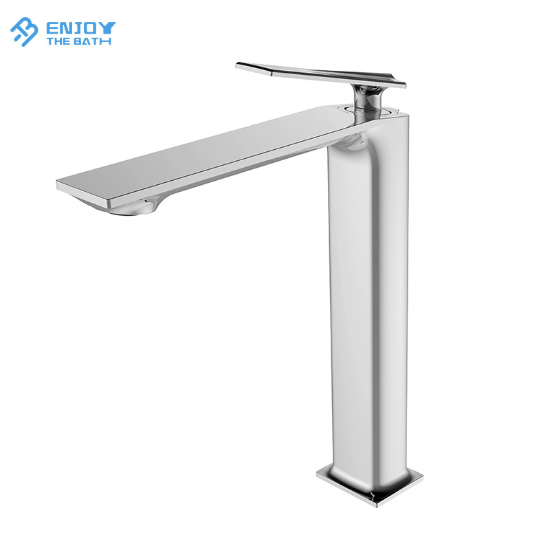 Factory direct outlet water waterfall basin mixing faucet hot and cold washbasin faucet drawing household hand wash basin