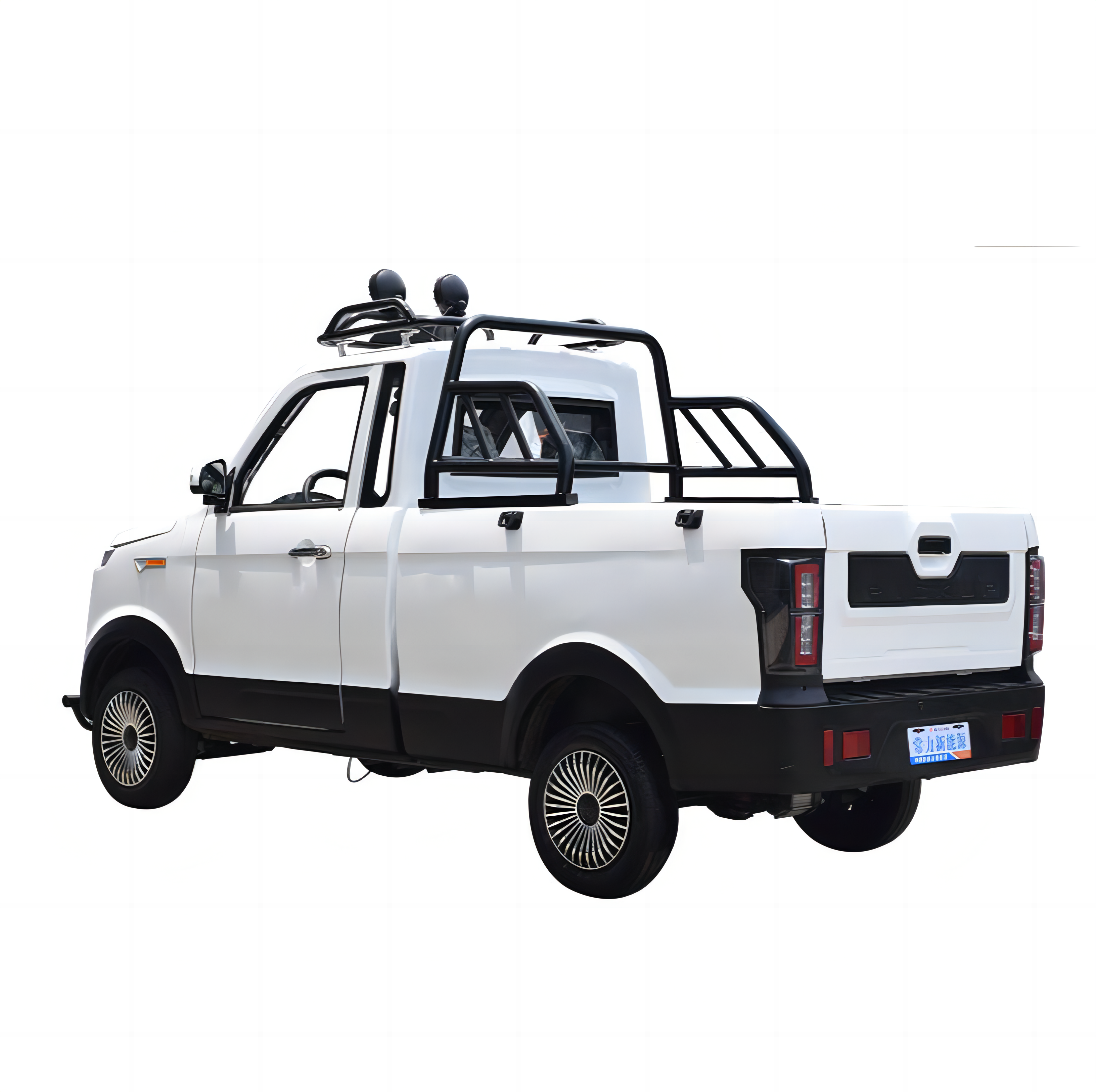 Double door electric vehicle pickup truck four Wheel Sedan Changli pickup