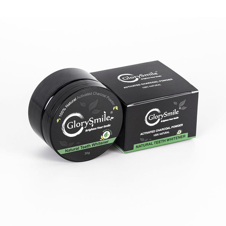 High Quality Mint Private Label 100% Natural Organic Coconut Charcoal Teeth Whitening Powder