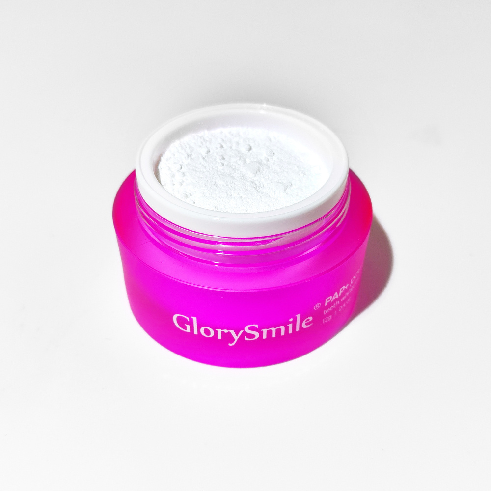 New Arrival GlorySmile Private Label Charcoal Teeth Whitening Powder for home use