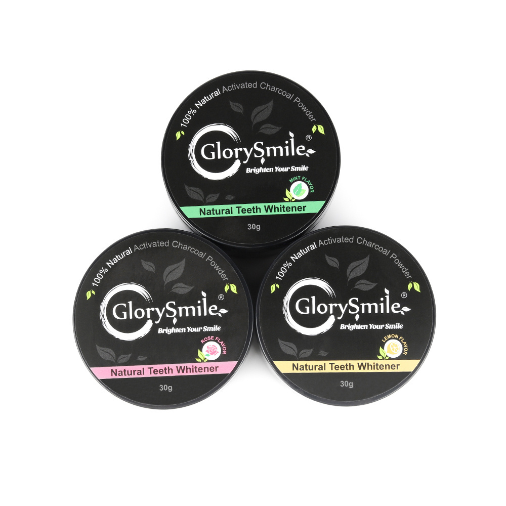 100% Natural Activated Charcoal Teeth Whitening Tooth Powder For Private Label