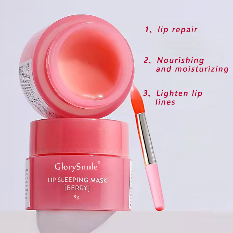 Korea Cosmetic New 8g Mini Lip Sleeping Mask Essence Scented Nutritious Moisturizing Dryness Lip Care Blam