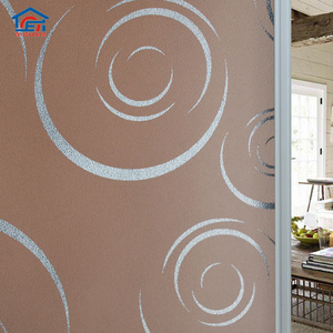 Circles Glass Decorative Wallpaper Frosted Glass Mirror Sticker