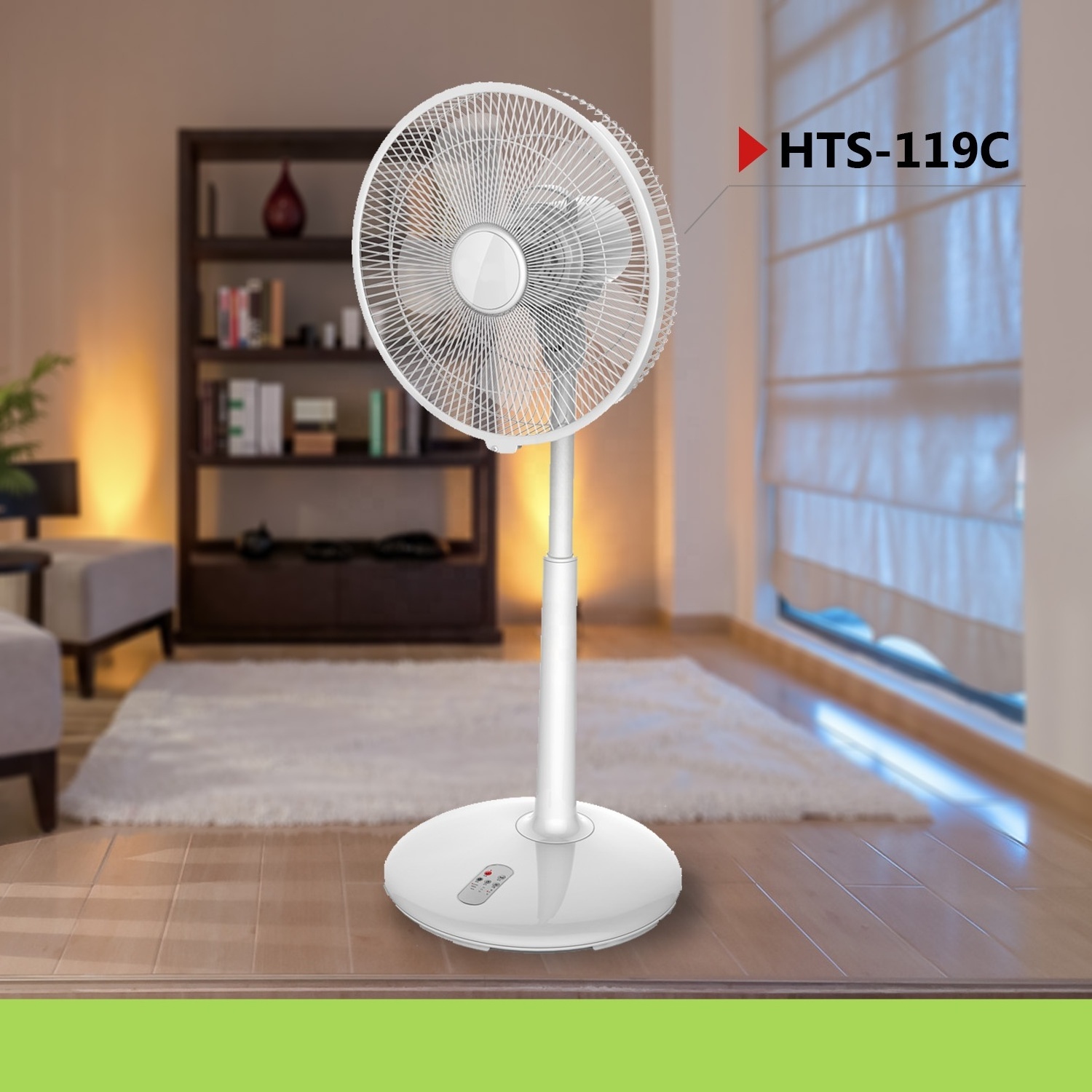 TFAIR HTS-F119C stand fan 14 inch electric fan cheap price low industrial floor luxury soundless retro home low AC 220V