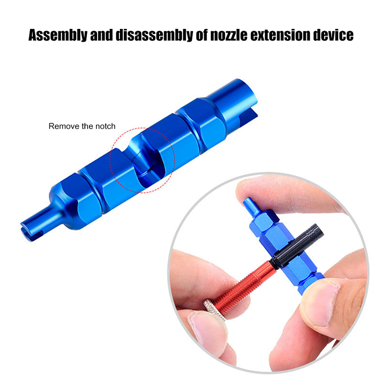 Bicycle multifunctional air nozzle disassembly tool Bike Tube Removal Repair Tools