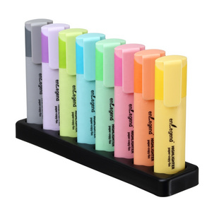 8pcs High Quality Desk Set Pastel Color Stationery Marker Highlighter for School and Office