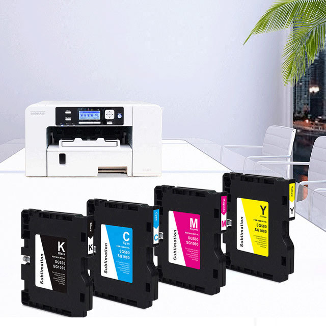 Premium Sublimation Sg500 Sg1000 Color Inkjet Ink Cartridge Compatible For Sawgrass Virtuoso Sg 500 1000 Printer