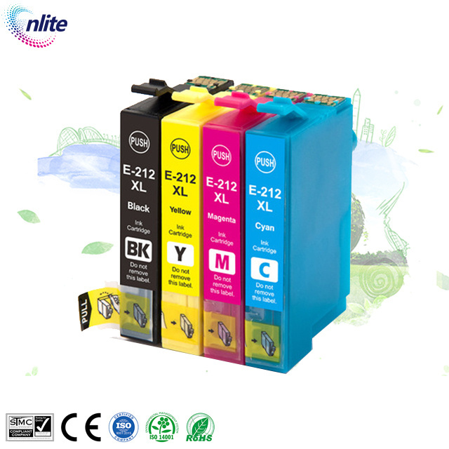 Compatible Inkjet Ink Cartridge 212 T212 212xl T212xl For Epson Workforce Xp 4100 4000 Wf-2830 Wf 2850 Printer