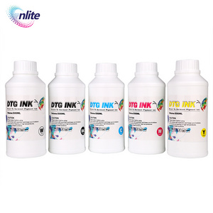 500ml dtg printer t shirt print ink price used for epson Dx5 Dx7 xp600 Printhead i3200 4720 printing inks