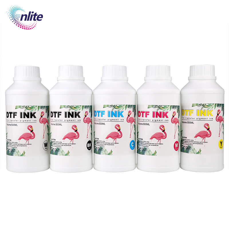 Enlite dtf printing ink heat transfer wide formate dtf ink transfer for Tshirt mouse pad canvas pvc eva inks