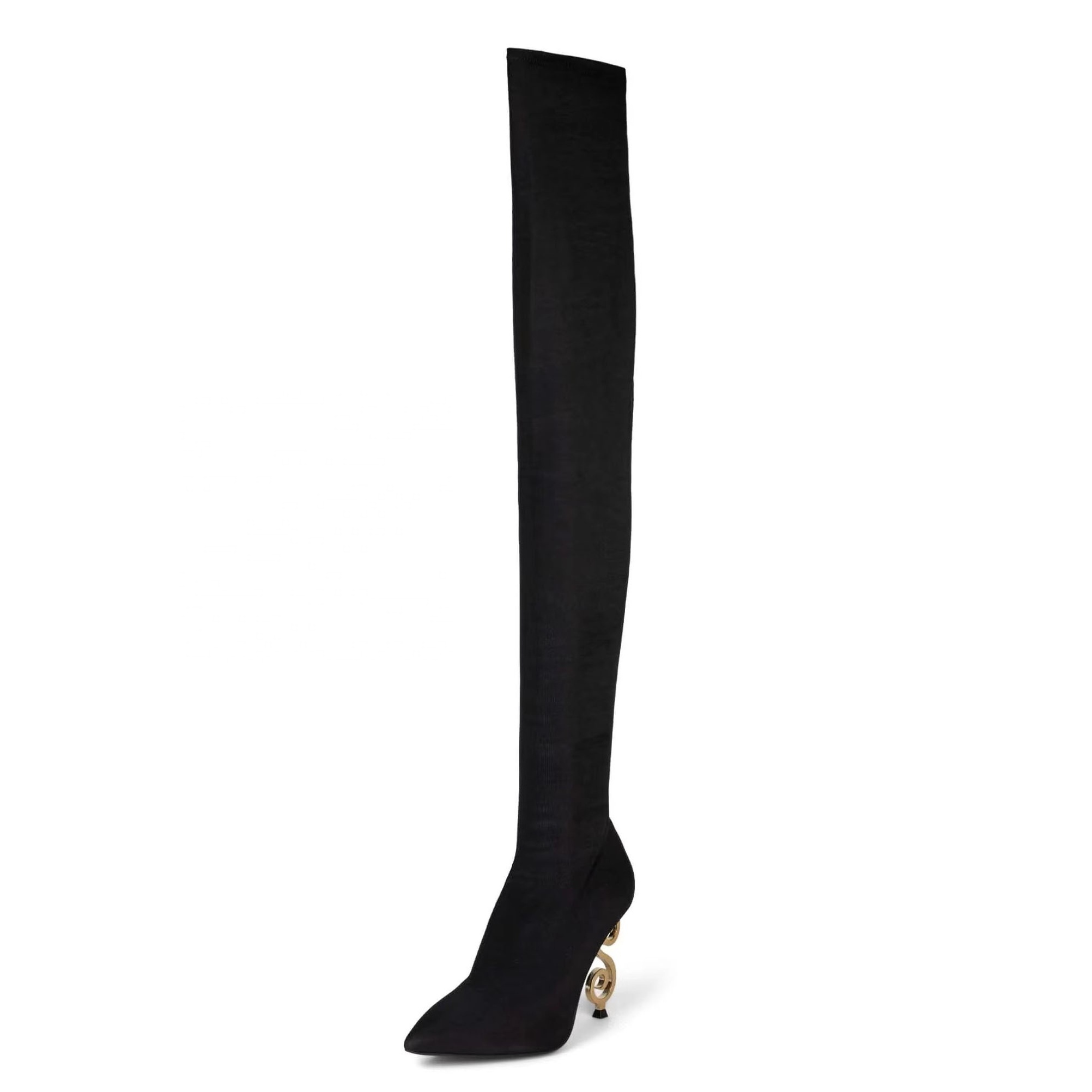 ENMAYER shoes custom ladies thigh high boots designer sexy pointed toe socks boots high quality over the knee boots