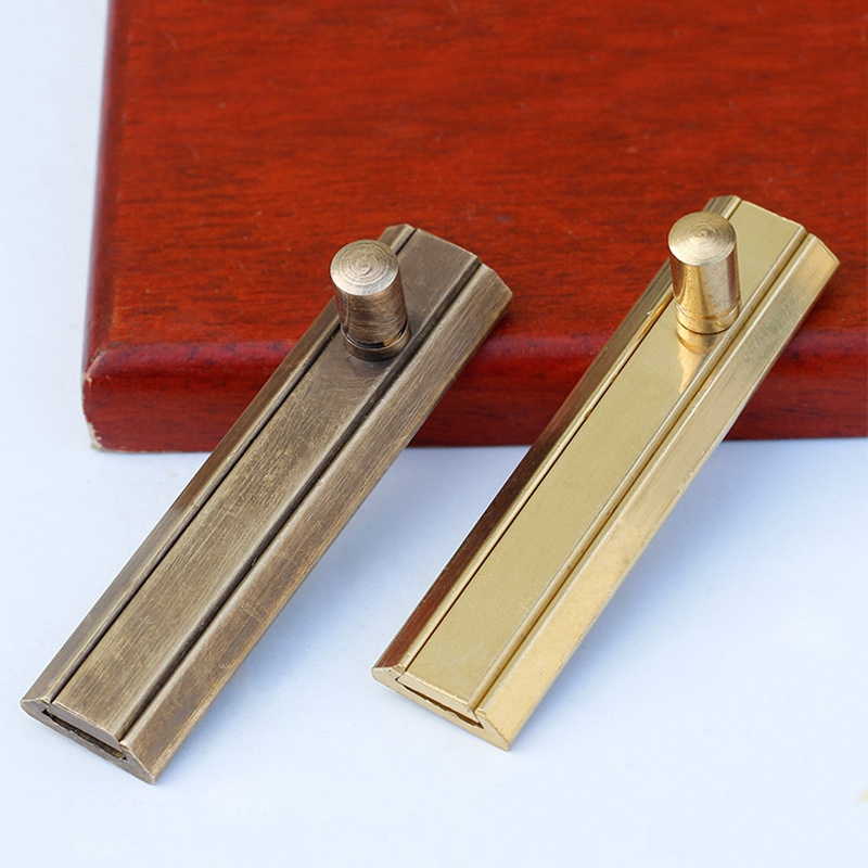 Brass Door Security Latch Flush Bolt for Wooden Door WH-0618