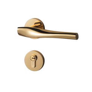 Modern luxury/Gold Bedroom Door Handle Lock Security Entry Split Silent Lock Core Door Furniture Indoor Door Handle Lock CL-0765