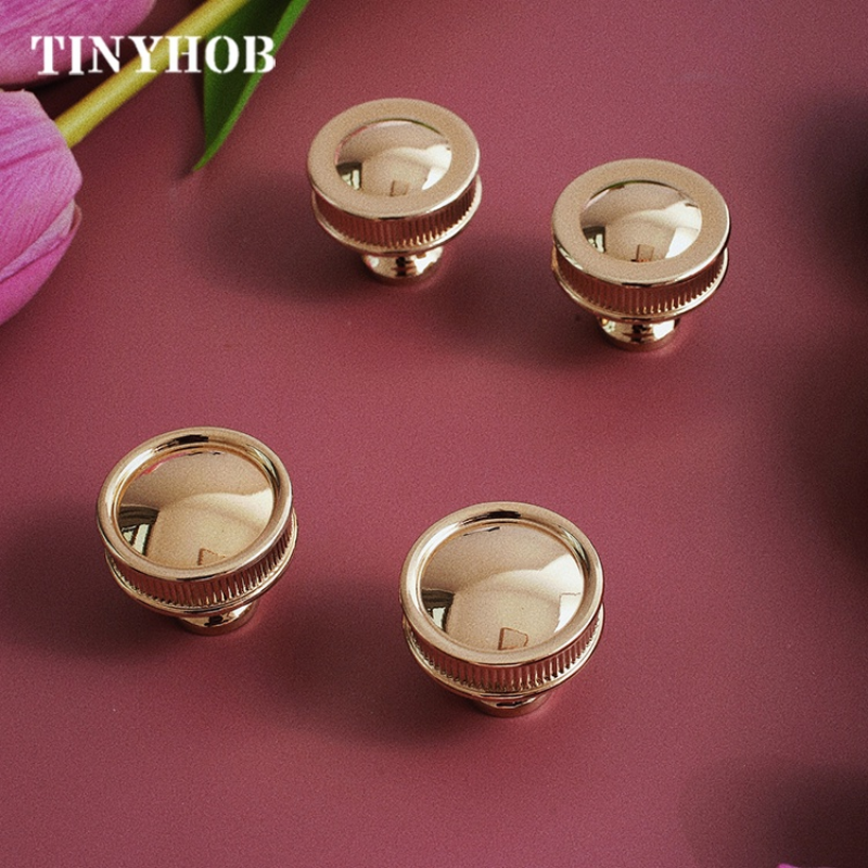 Glossy Gold Solid Brass with Plate Drawer Knob Furniture Handle Cupboard Drawer Pull Kitchen Cabinet Door Wardrobe Handle C-5675