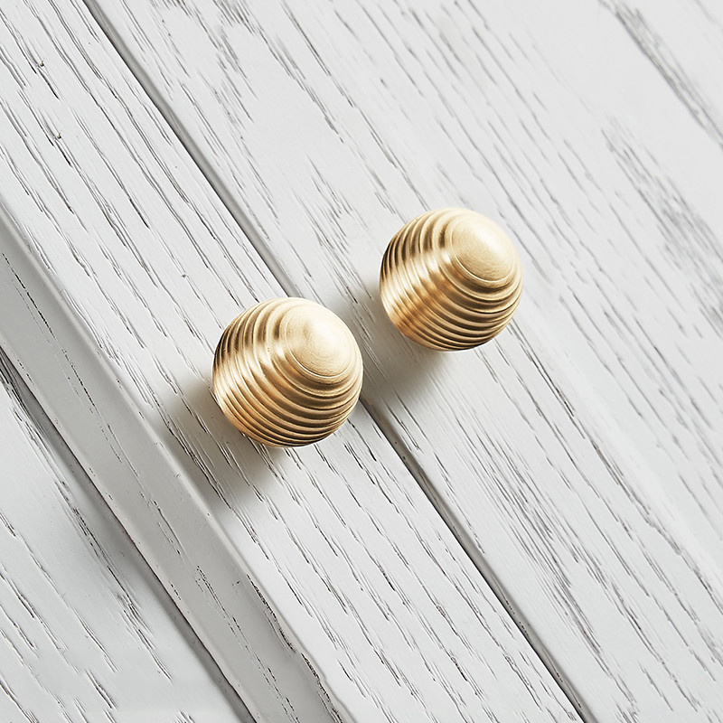 1pcs Pure Brass Knob Dresser Knobs Pulls Drawer Pull Handles Unique Kitchen Cabinet Pulls Door Handle Modern C-2732