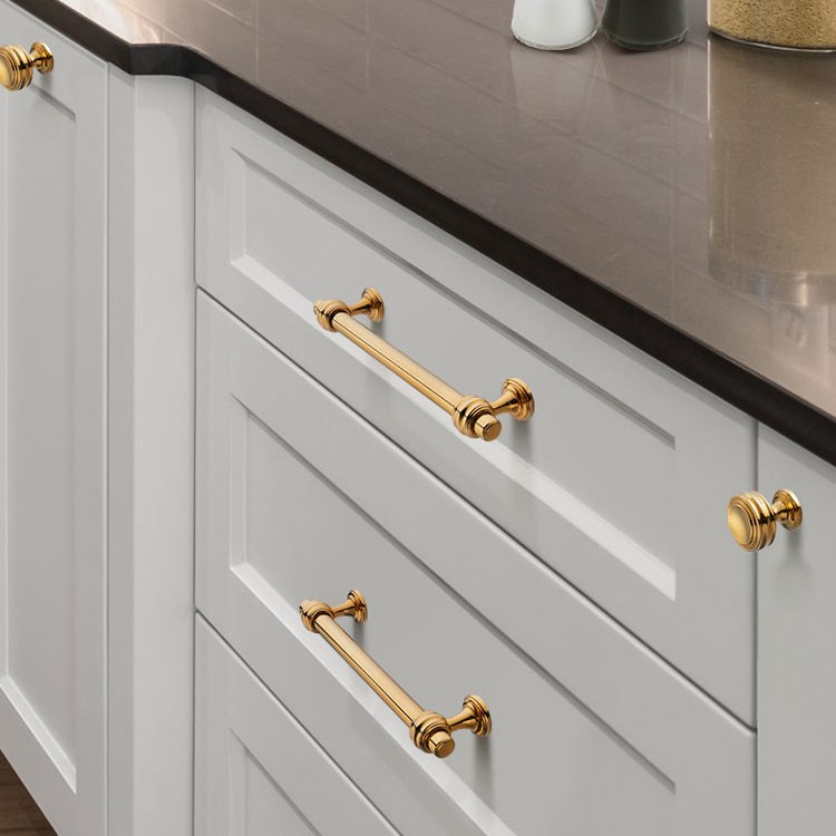 Gold Cabinet Handles American style Kitchen Cupboard Pulls Drawer Knob Fashion Furniture Handle Door Hardware Z-3151