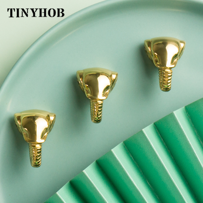 Light Luxury Creative Animal Elephant Shape Retro Decorative Hook Drawer Wardrobe Closet Furniture Handles and Knobs C-4010