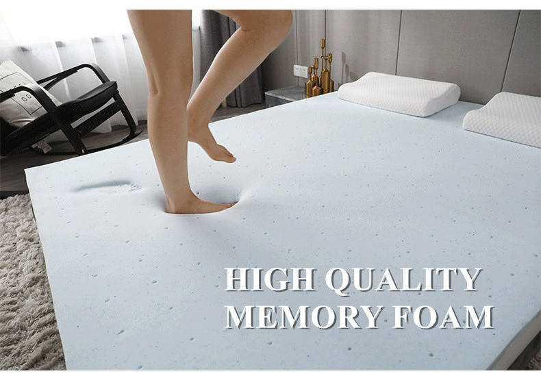 4 inch firm high density foam memory foam magnetic soft memory foam mattress felt pad double