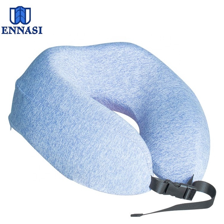 100% Pure Memory Foam Adjustable Car Airplane Travel Neck Support Pillow