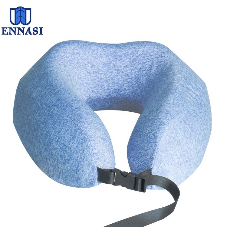 100% Pure Memory Foam Adjustable Car Airplane Travel Neck Support Pillow