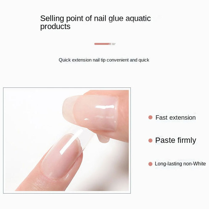 Factory Supply Nail Glue Powerful Sticky Diamond UV Gel Nail Tips Glue