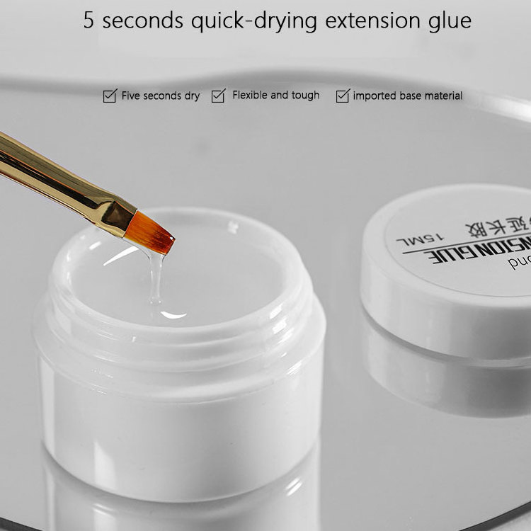 5 Seconds Quick Dry Nail Extension Glue Poly gel Nail Building Gel For Nail Beauty