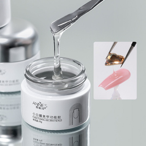 Custom Adhesive Glue for Nail Art Semicured Gel Nails Gem for Hands Gel Glue Gem Rhinestone Diamond Gel Nail Glue