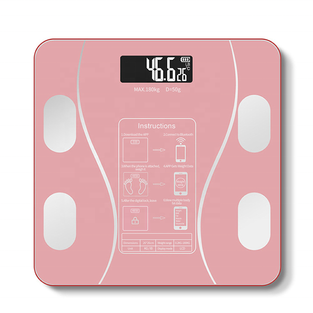 Body Composition Smart Body Fat Scale Electronic Personal Weight Scale Machine Digital Body Bathroom Scale With App