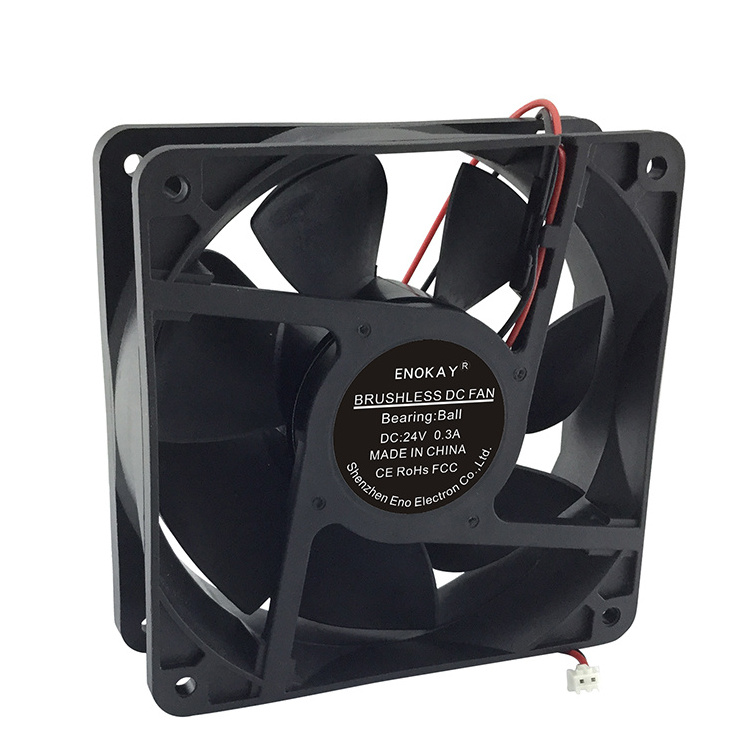 high cfm 12038 120mm exhaust fan 12v dc brushless fan