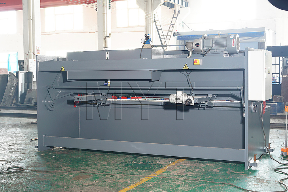 QC12Y hydraulic metal cutting machine, hydraulic swing beam shear