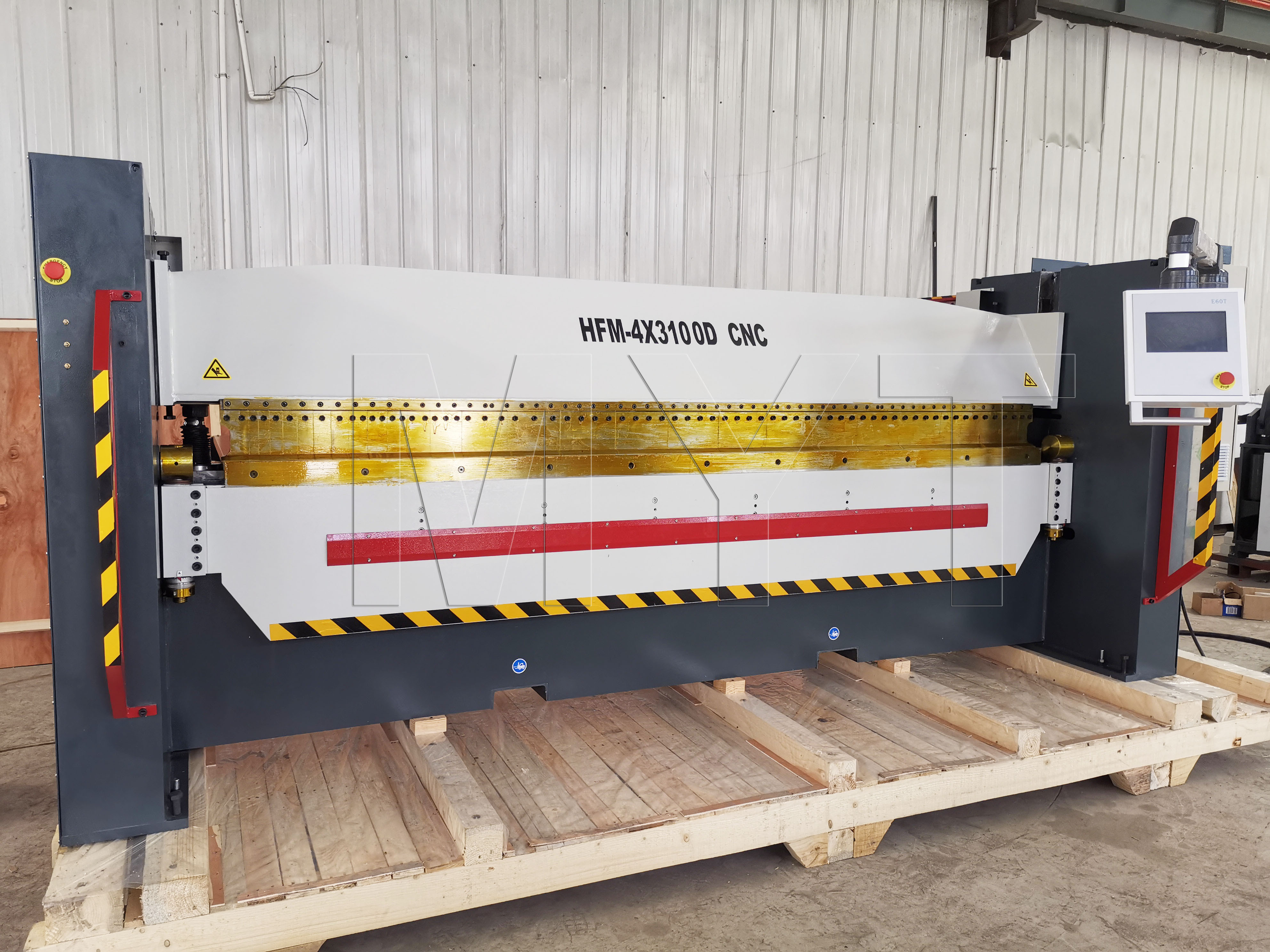 MYT HPS-4X2500 Hydraulic Box and Pan Brake 10' sheet metal folding machine