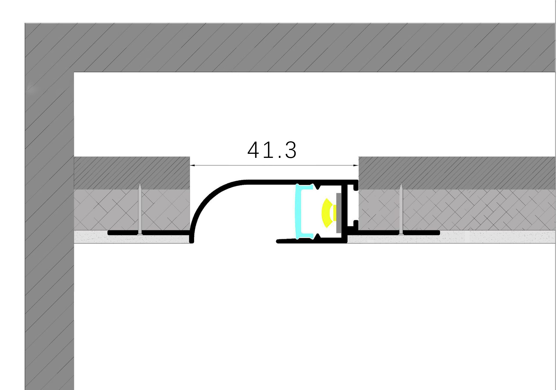 Aluminum Led Profiles With Holes Strip Profile Aluminium Extrusions For Strips Led Strip Light Aluminum Profile Ceiling