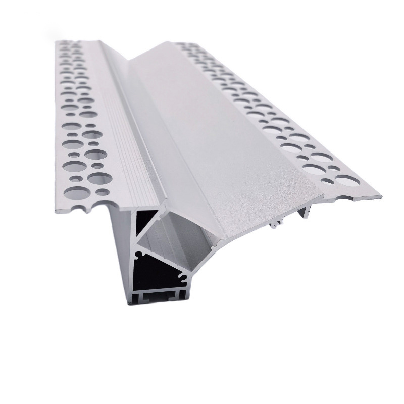 Housing Ceiling Light bar Drywall Plaster Gypsum Profile Aluminum Heat Sink Extrusions Alloy Plate Led Diffuser