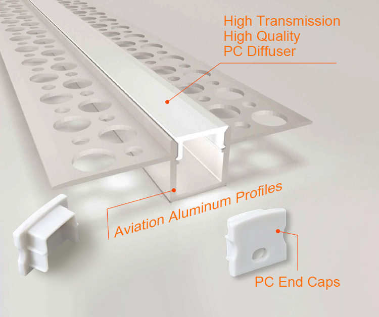 Extruded Profile Aluminium Photo Frame Aluminum Low Price Aluminum Profile Led Strip Light Led Lighting Profiles