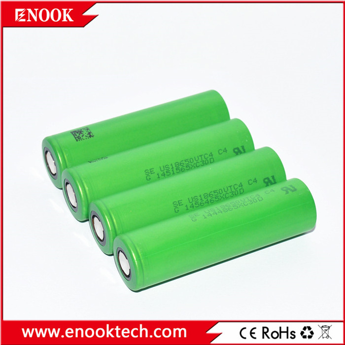 wholesale e bike battery 3.6V 18650 US18650VTC4 2100mAh 18650 30A Max Continuous Discharge Screwdriver Battery For Sony VTC4