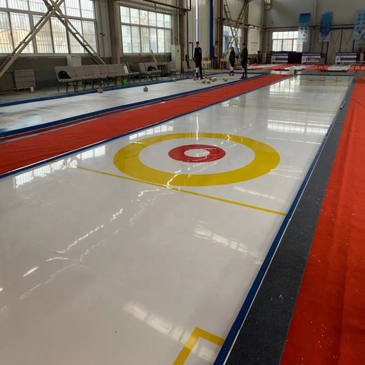 Synthetic Outdoor Curling Sports Ice Rink Boards