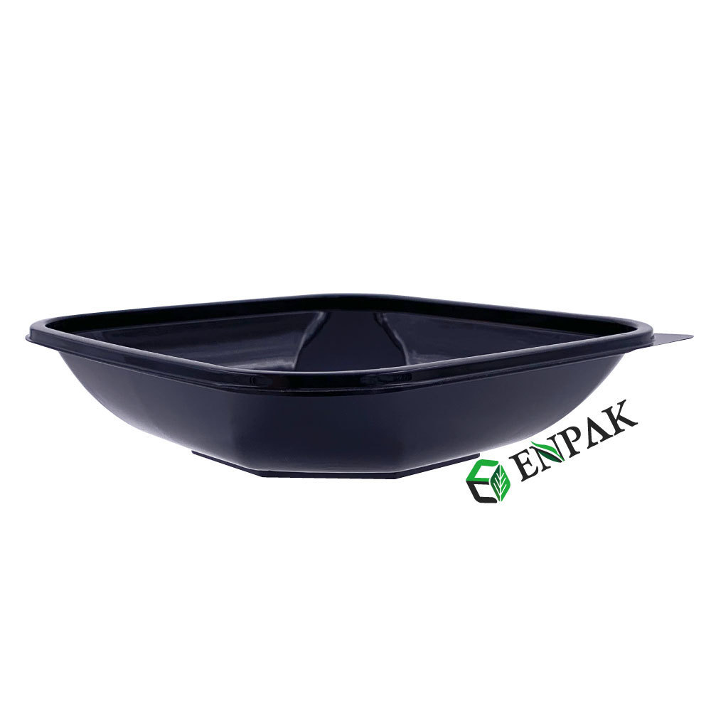 ENPAK disposable PET clear salad bowl box salad fruit container