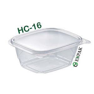 Clear Plastic Food Container for Salad fresh fruit salad clear containers with lid