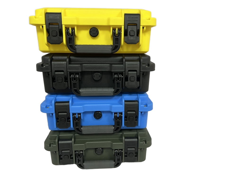 Equipment plastic box waterproof hard case tool protection case with grid foam