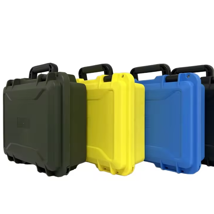 Equipment plastic box waterproof hard case tool protection case with grid foam